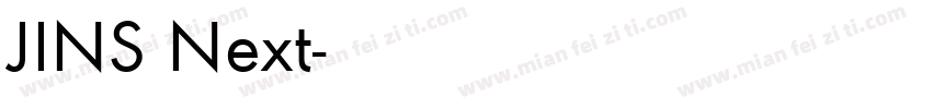 JINS Next字体转换